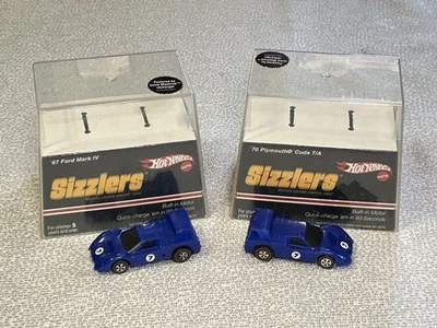 Par de autos de carreras 2006 Hot Wheels Sizzlers modelo 1969 Angeleno M-70 #7, sin probar Foto 1 de 4