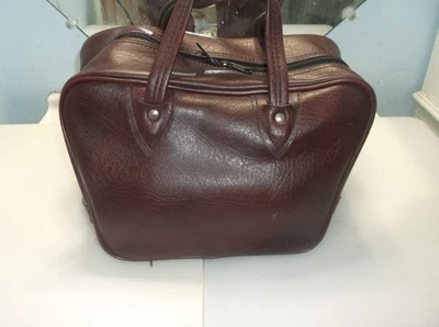 Bolsa de Bowling Candlepin/4 Bolas/Marrón/Muy Buen Estado/4 Bolas Div. Inc/Cremalleras lisas Foto 1 de 4