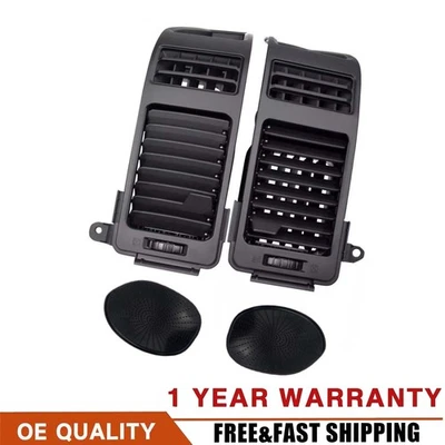 Front Black Air AC Vent Grille 1 Pair for Nissan TITAN 04-15 Armada 05-06 Foto 1 de 4