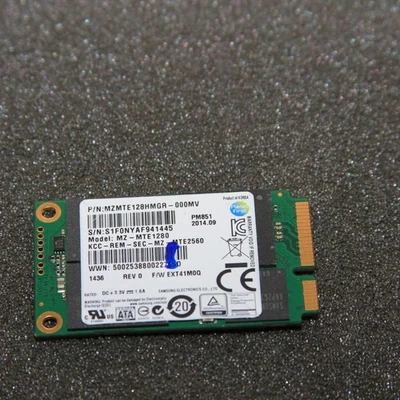 Samsung MZ-MTE1280 PM851 128 GB 1.8 In mSATA Solid State Drive - Image 1 of 2