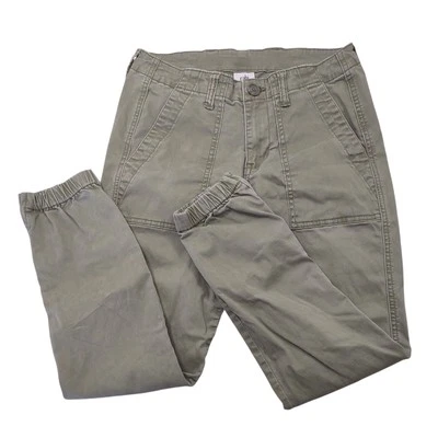 CAbi Army Green Canvas Joggers, Size 0 - Image 1 of 4