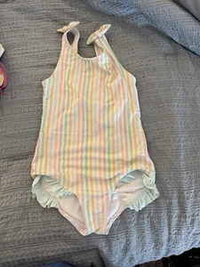 RuffleButts Girls Swimsuit Size 8 - Picture 1 of 2