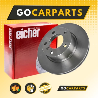FOR BMW 1 Series 118i 2006>2013 292 mm Front BRAKE DISCS X2 Vented EICHER - Image 1 of 4