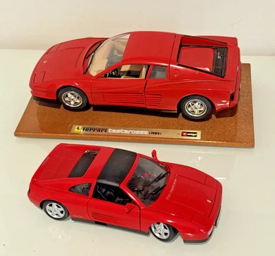 Burago Ferrari Testarossa 1/18. Maisto 348ts. Lote Foto 1 de 4