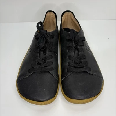 VivoBarefoot Addis Barefoot Black Leather Shoes Men's Sz 41 US 8 - Image 1 of 4