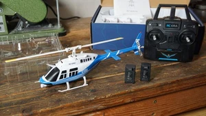 RC ERA Bell 206 Helicopter 1:33 Scale 6 Axis Gyro 2.4g RTF 2 Batteries - Photo 1 sur 10