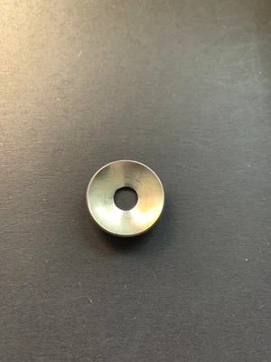 Ehinger Schwarz Charlotte Scheibe, aufgetieft, 925er Silber, 23 mm - Bild 1 von 3