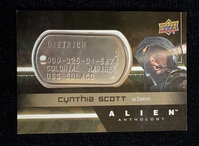 Alien Anthology - DT-DI Cynthia Scott "Dietrich" Space Marine Dog Tag Card - Image 1 of 4
