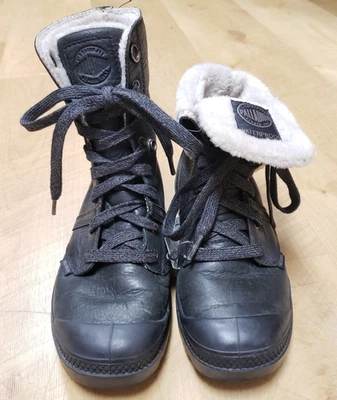 Pallabrouse Cuero Paladio, Impermeable Forrado Hi-top Mujer 5.5, Negro EU 36 Foto 1 de 4