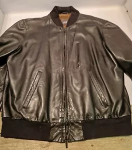 D8 JOOP HERREN LEDER JACKE LEDERJACKE SIZE 52 ITALY SCHWARZ - Bild 1 von 12