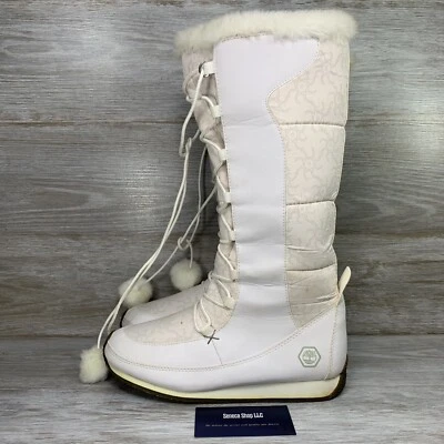 Timberland Juvenil Nordic Groove Blanco Invierno Botas de Cuero Talla 6 Foto 1 de 4