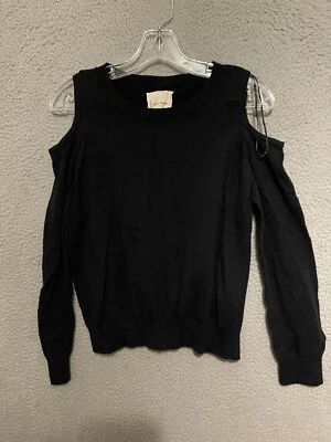 Suéter para mujer Lucky Brand hombro frío negro talla mediana adulto Foto 1 de 4