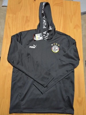 Sudadera con capucha de fútbol polar Puma para hombre Ftbl Core Fan 770093 01 (Alemania) - TOTALMENTE NUEVA Foto 1 de 3
