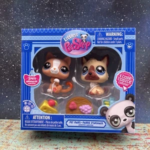Littlest Pet Shop Pet Pairs Gen 7 LPS G7 Figures CAT #34 and GERMAN SHEPERD #30 - Picture 1 of 1