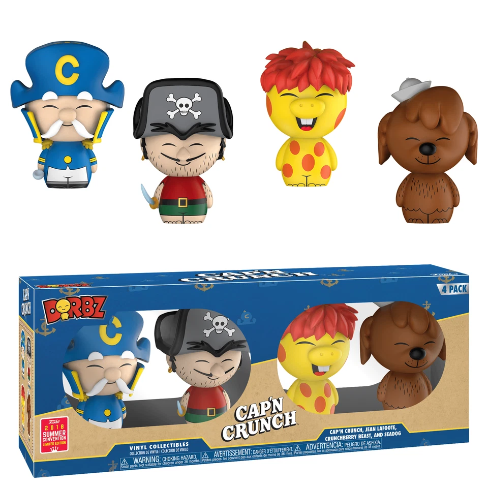 Funko Dorbz: Ad Icons - AD ICONS - Pack de 4 - Cap'n Crunch and Friends - San Diego... Foto 1 de 1