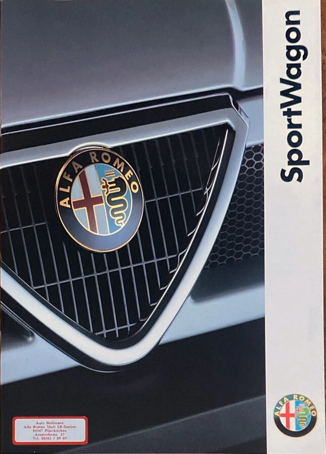 Folleto Alfa Romeo 33 Sportwagon Depliant 03/1993 Foto 1 de 1