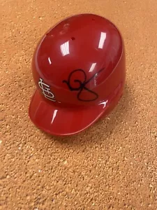 Mini casco firmato Mark McGwire St. Louis Cardinals Jsa Loa - Foto 1 di 6