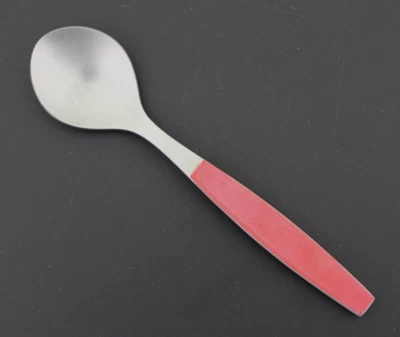 Georg Jensen Stainless Red Strata Teaspoon, 6 1/4" - Image 1 of 2
