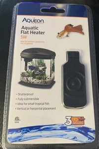 Aqueon Wasser-Flachheizung 5 W für 1-2,5 Gallonen Aquarium - Bild 1 von 1