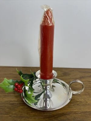 Portavelas Towle plateado Leonard Chamberstick Foto 1 de 4