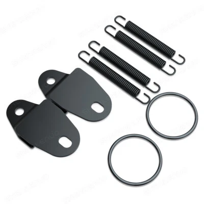 Silenciador de escape tubo muelles soportes soportes suspensión para Yamaha Banshee YFZ350 Foto 1 de 4