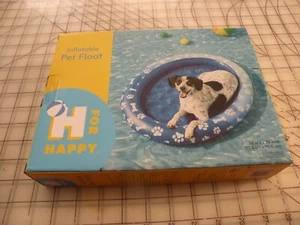 H FOR HAPPY INFLATABLE PET FLOAT 36" NEW IN BOX - Picture 1 of 4