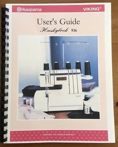 Libro de instrucciones manual del usuario para retardadora Husqvarna Viking Huskylock 936 - Imagen 1 de 4