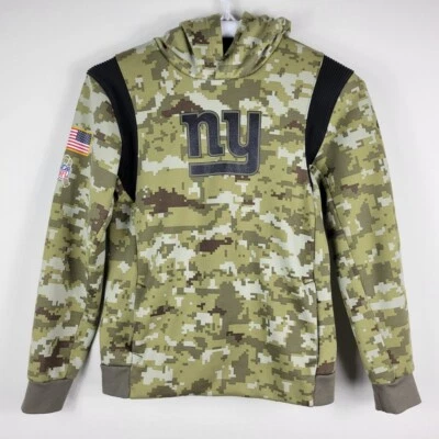 New York Giants Nike Salute to Service NFL OnField Sudadera Camuflada Juvenil L 14-16 Foto 1 de 4