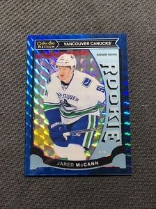 2015-16 UD O-PEE-CHEE PLATINUM JARED MCCANN ROOKIE BLUE CUBES #ed 65/75 KRAKEN - Picture 1 of 2
