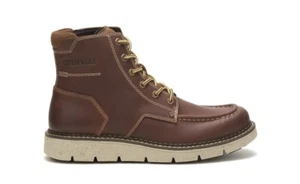 CAT men’s Covert Boots Leather Brown Sz 11 NEW!  $140! - Picture 1 of 12