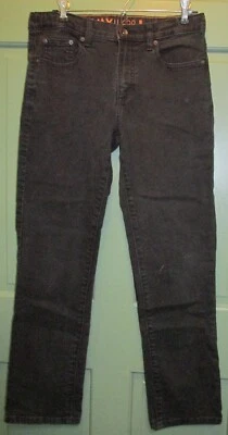 Джинсы из денима Urban Pipeline молодежные черные Max Wear с регулируемой талией размер 16 узкие - Изображение 1 из 4