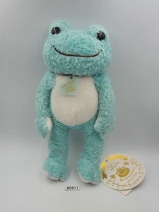 Pickles The Frog Pink B0811 POSEABLE Nakajima Plush 10" Toy TAG Doll Japan - Picture 1 of 8