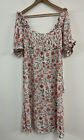 Anthropologie X Mark D. Sikes Floral Puff Sleeve Dress New With Tags M RRP: £90