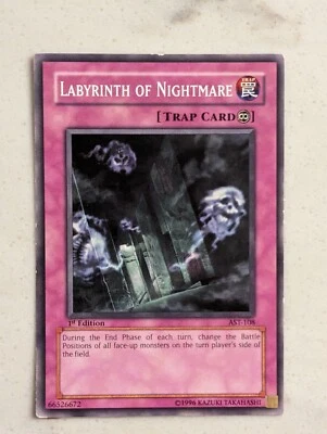 Labyrinth of Nightmare | AST-108 | 1st Edition | Lightly Played | Yu-Gi-Oh Card - Image 1 of 2