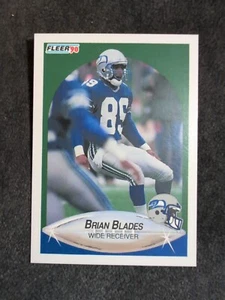 1990 Fleer Brian Blades Seattle Seahawks #263 Football Karte - Bild 1 von 2