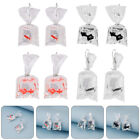  4 Pairs Plastic Goldfish Earrings Miss Earings for Women Ornament
