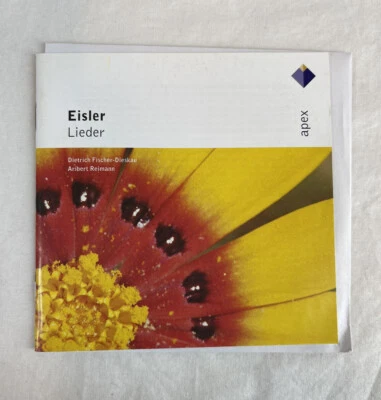 Hanns Eisler Lieder Dietrich Fischer-Dieskau Reimann Piano Apex Classical CD - Image 1 of 4