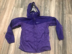 Marmot OC Windbreaker Kids Xl Waterproof Purple EUC - Picture 1 of 10