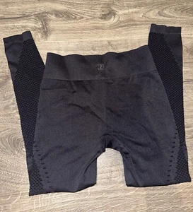 Leggings de malla marca Z pequeños negros para correr gimnasio yoga adelgazantes pequeños - Imagen 1 de 7