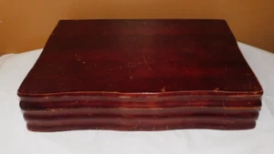 Vintage Rogers Wooden Flatware Silverware Storage Chest Box Crafts - Picture 1 of 9