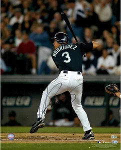 Alex Rodriguez Mariners Signed 16x20 Hitting Photo - Fanatics - Picture 1 of 1