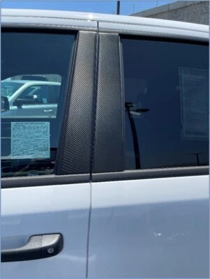 CARBON FIBER Pillar Post fits 2004-2015 Nissan Titan King Cab ONLY (4 Piece) Foto 1 de 2