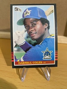 1985 Donruss Darnell Coles Baseball Card #118 Mariners Third Base  - Picture 1 of 2