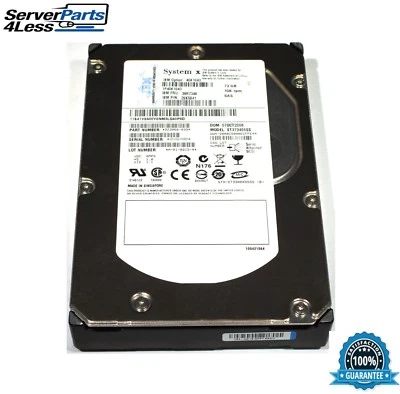 39R7348 IBM System X 73Gb SAS 15k 3.5" Hard Drive 40K1043 26K5841 - Image 1 of 4
