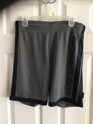 Pantalones Cortos Atléticos/Baloncesto Abercrombie & Fitch Niños Jóvenes Talla L Gris con Explicación Foto 1 de 4