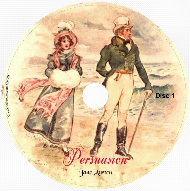   PERSUASION by Jane Austen 7 Audio CD English Unabridged Classic Romance Foto 1 de 1
