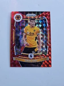 2021-22 Prizm Premier League Conor Coady rojo lobo paralelo 199/199 #48 - Imagen 1 de 2
