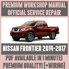 Workshop Manual Service And Repair Guide For 2014-2017 Nissan Frontier +Wiring