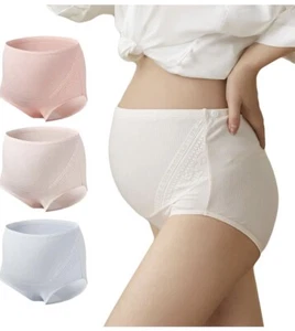 3-Pack Women Maternity Pregnancy Underwear Panties Ladies Hight Waist Panties - Picture 1 of 7