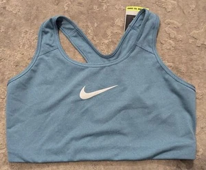 Plus Size Nike Dri-FIT Swoosh Medium-Support Non-Padded Sports Bra - Picture 1 of 4